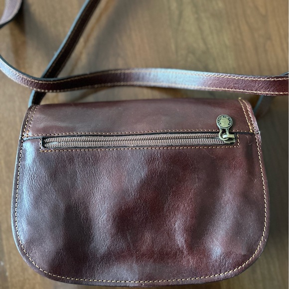 Leather crossbody - saddle bag style from ITL. Never used - Picture 7 of 14